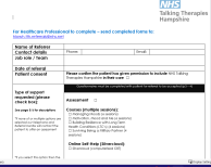 Professional Referral Form