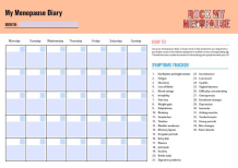 Menopause Symptoms Diary