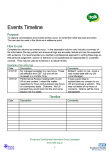 Events Timeline Template